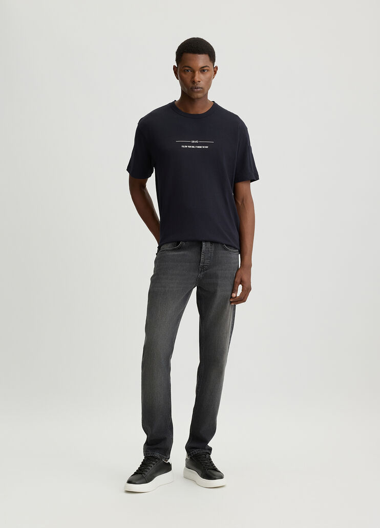 Regular fit T-shirt blue Liu Jo - medium