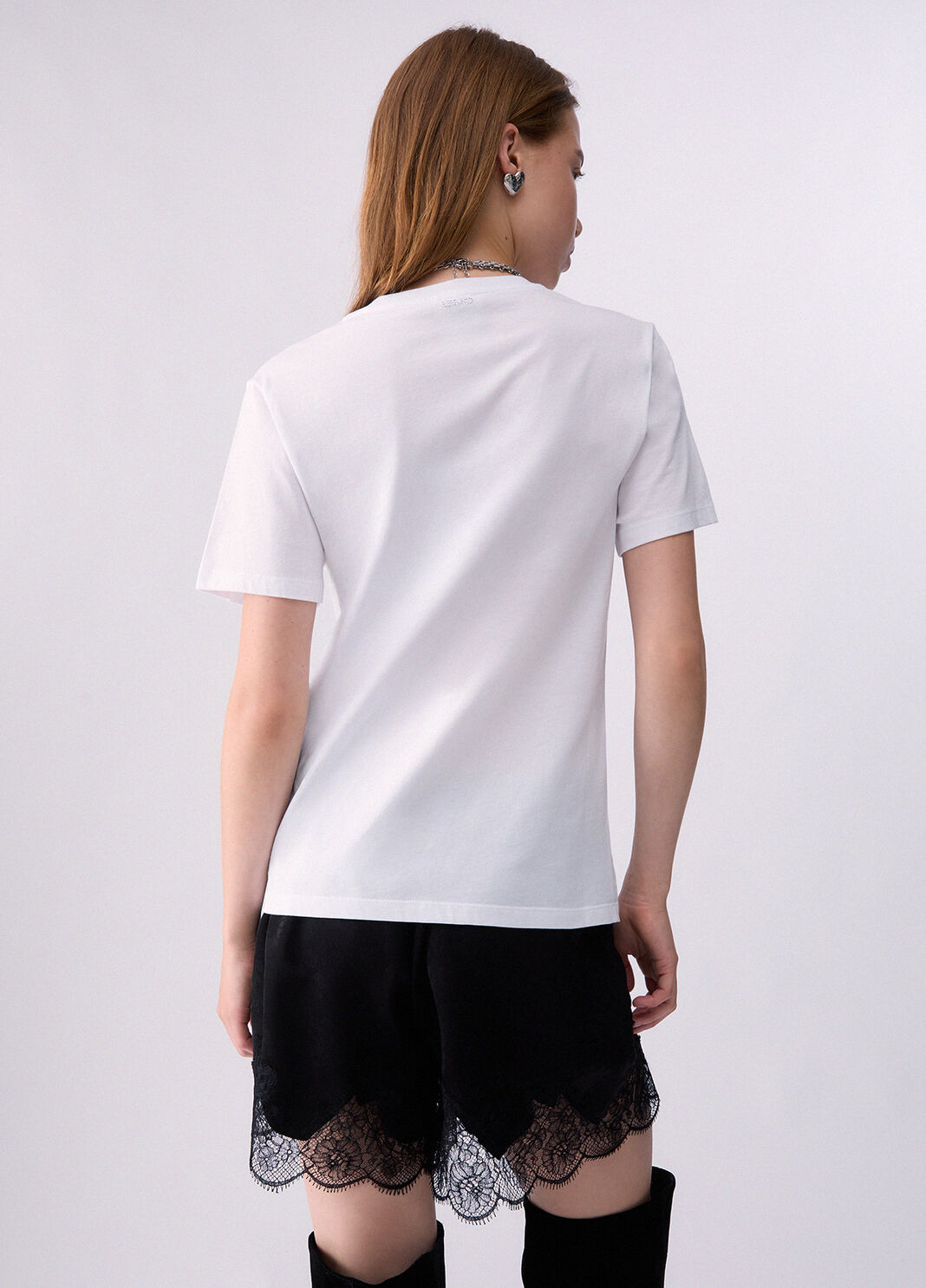 T-shirt with print white/B&W Miss Mouse print Liu Jo - large image number 1