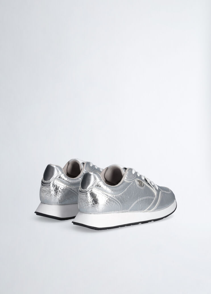 Zapatillas craqueladas plata Liu Jo - medium