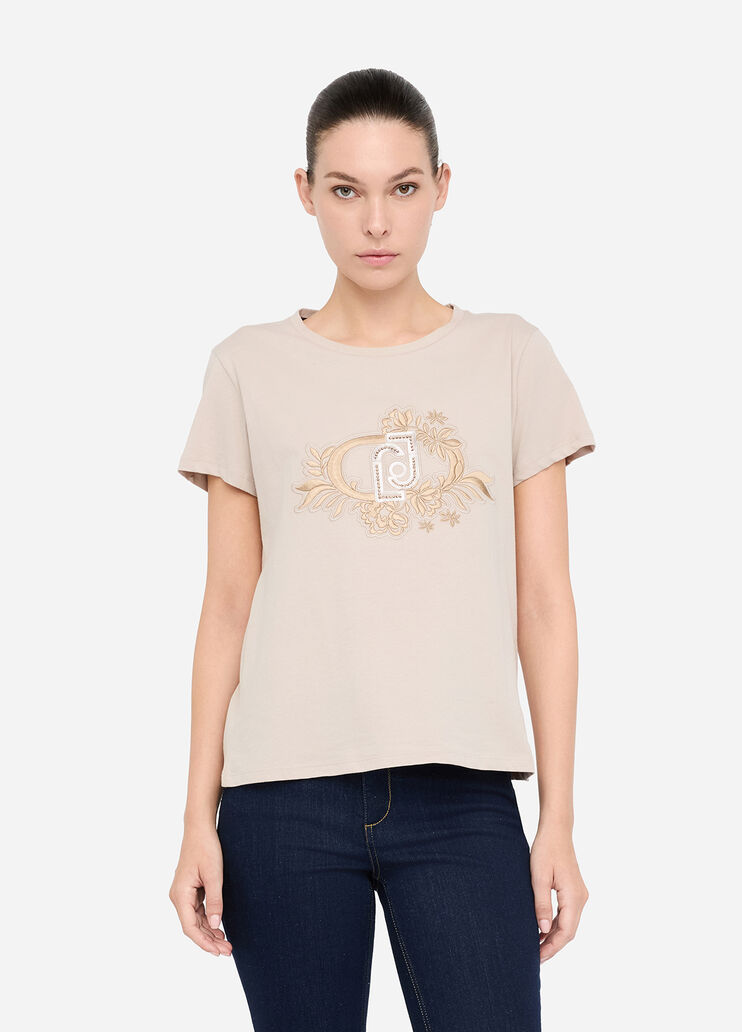 Liu Jo Better T-shirt beige/LJ Liu Jo - medium Liu Jo Better T-shirt beige/LJ Liu Jo - medium