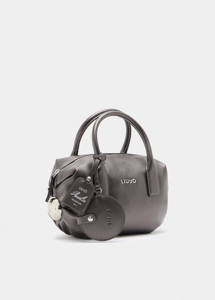 Small bag with charm anthracite Liu Jo - large image number 2 Small bag with charm anthracite Liu Jo - large image number 2