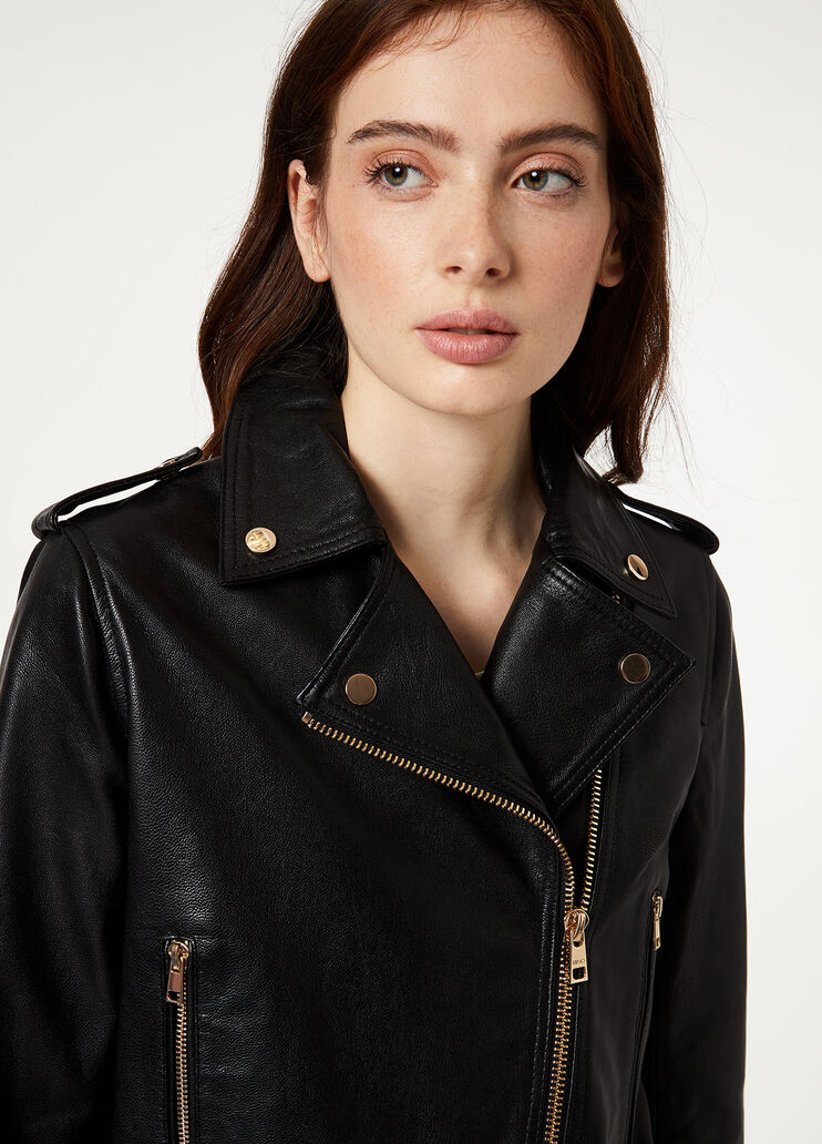Chaqueta de piel Negro Liu Jo - large image number 2