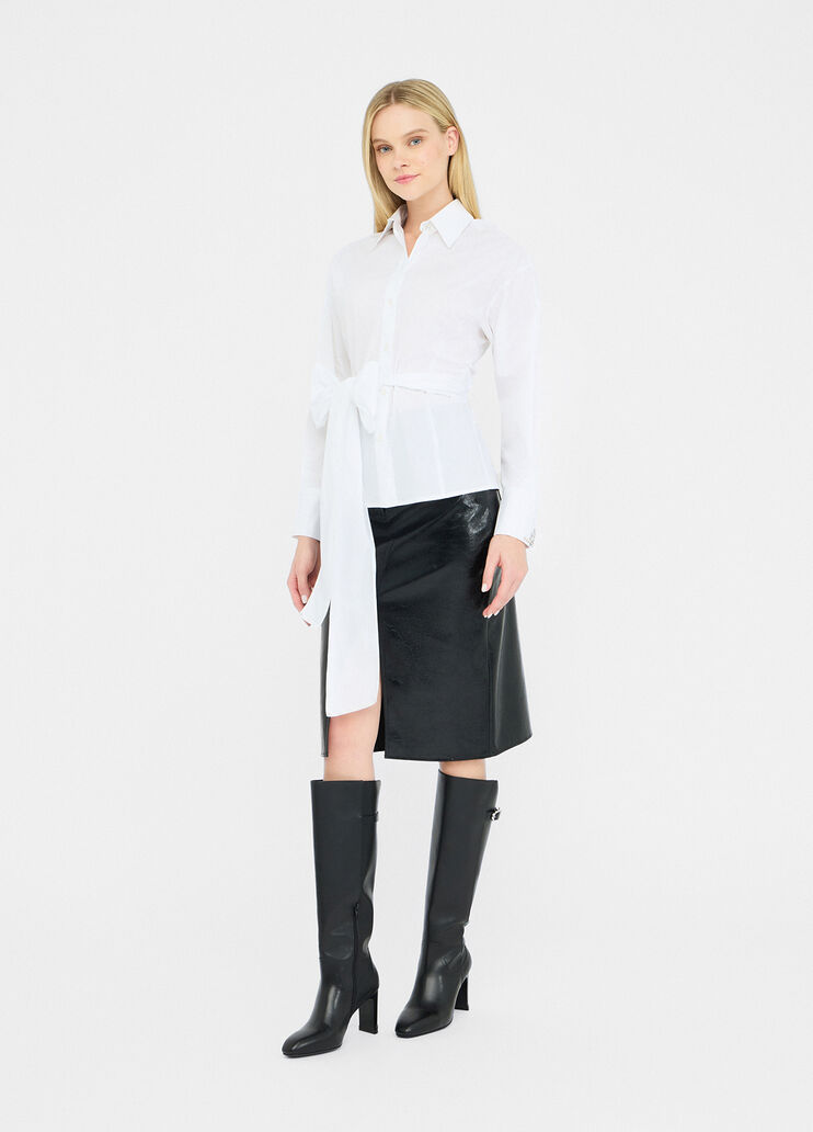 Shirt with jewel embroidery white Liu Jo - large image number 3 Shirt with jewel embroidery white Liu Jo - large image number 3