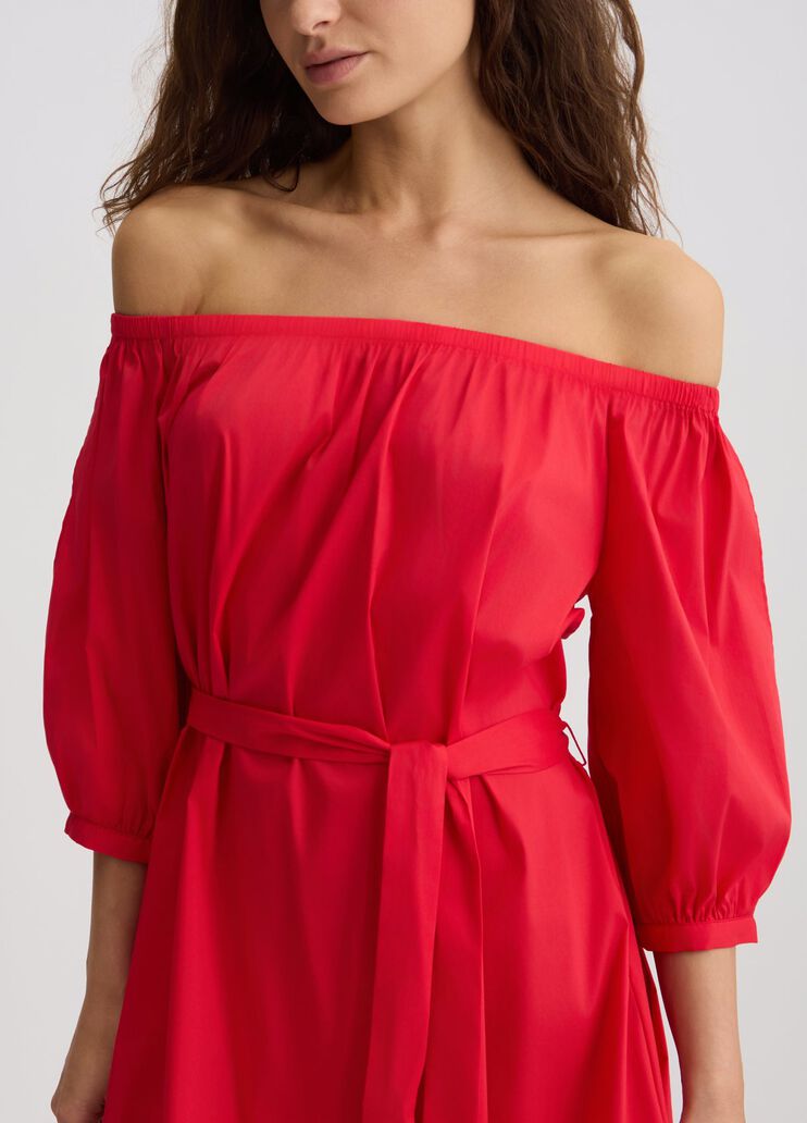 Cotton dress red Liu Jo - large image number 2 Cotton dress red Liu Jo - large image number 2