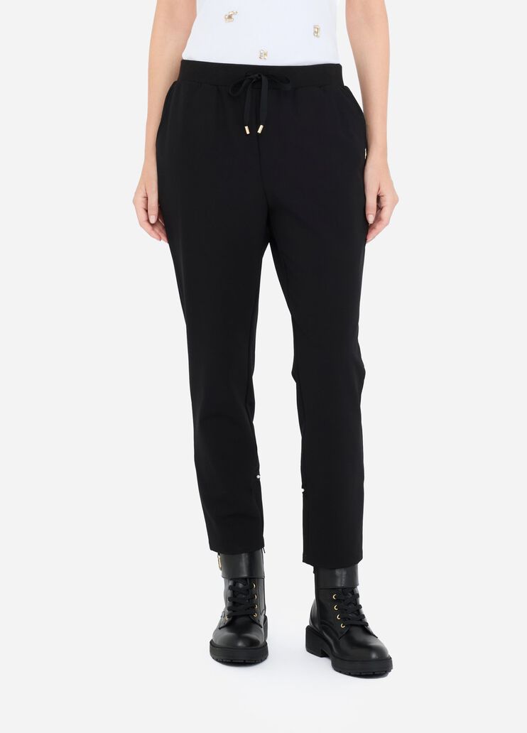 Joggers with drawstring black Liu Jo - medium Joggers with drawstring black Liu Jo - medium
