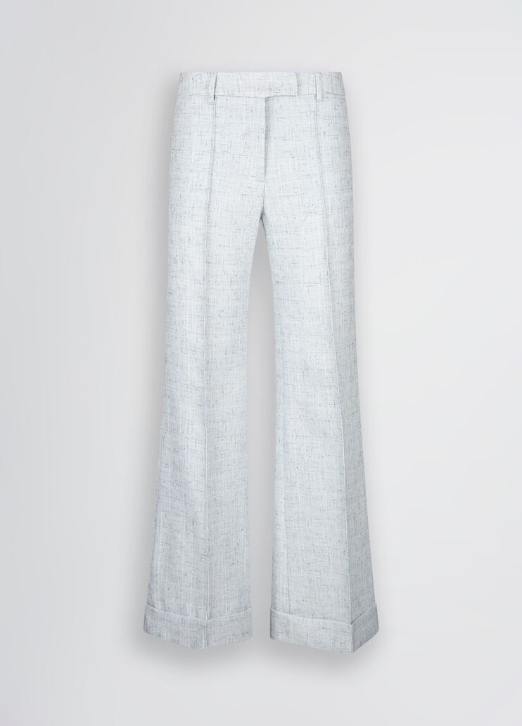 High-rise flared trousers light blue Liu Jo - large image number 6 High-rise flared trousers light blue Liu Jo - large image number 6