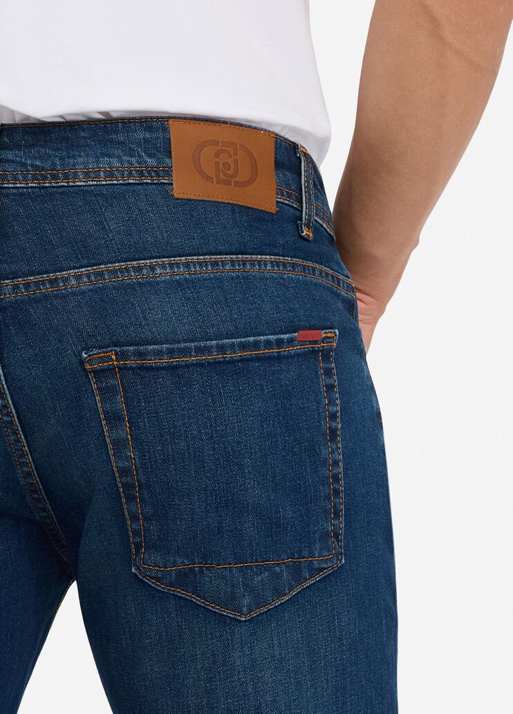 Джинсы прямого кроя Темный деним Liu Jo - large image number 4