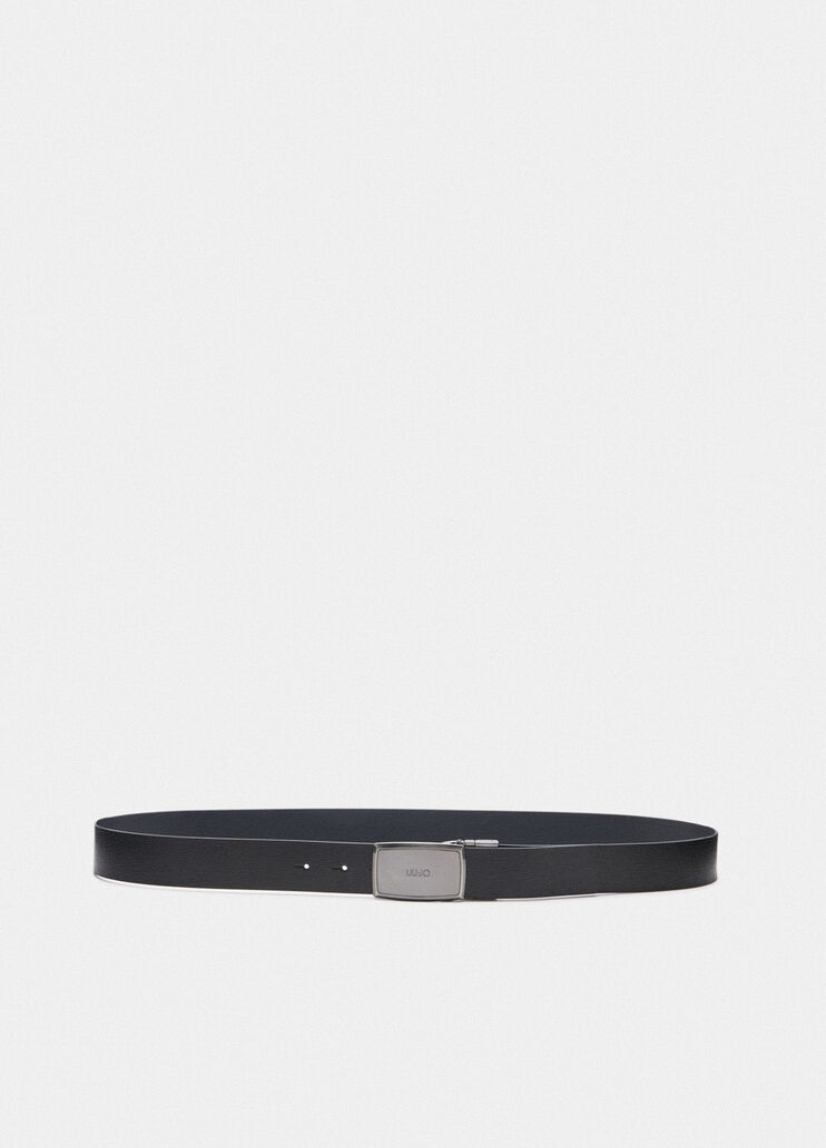 Ledergürtel mit Logoschnalle Schwarz Liu Jo - medium Ledergürtel mit Logoschnalle Schwarz Liu Jo - medium