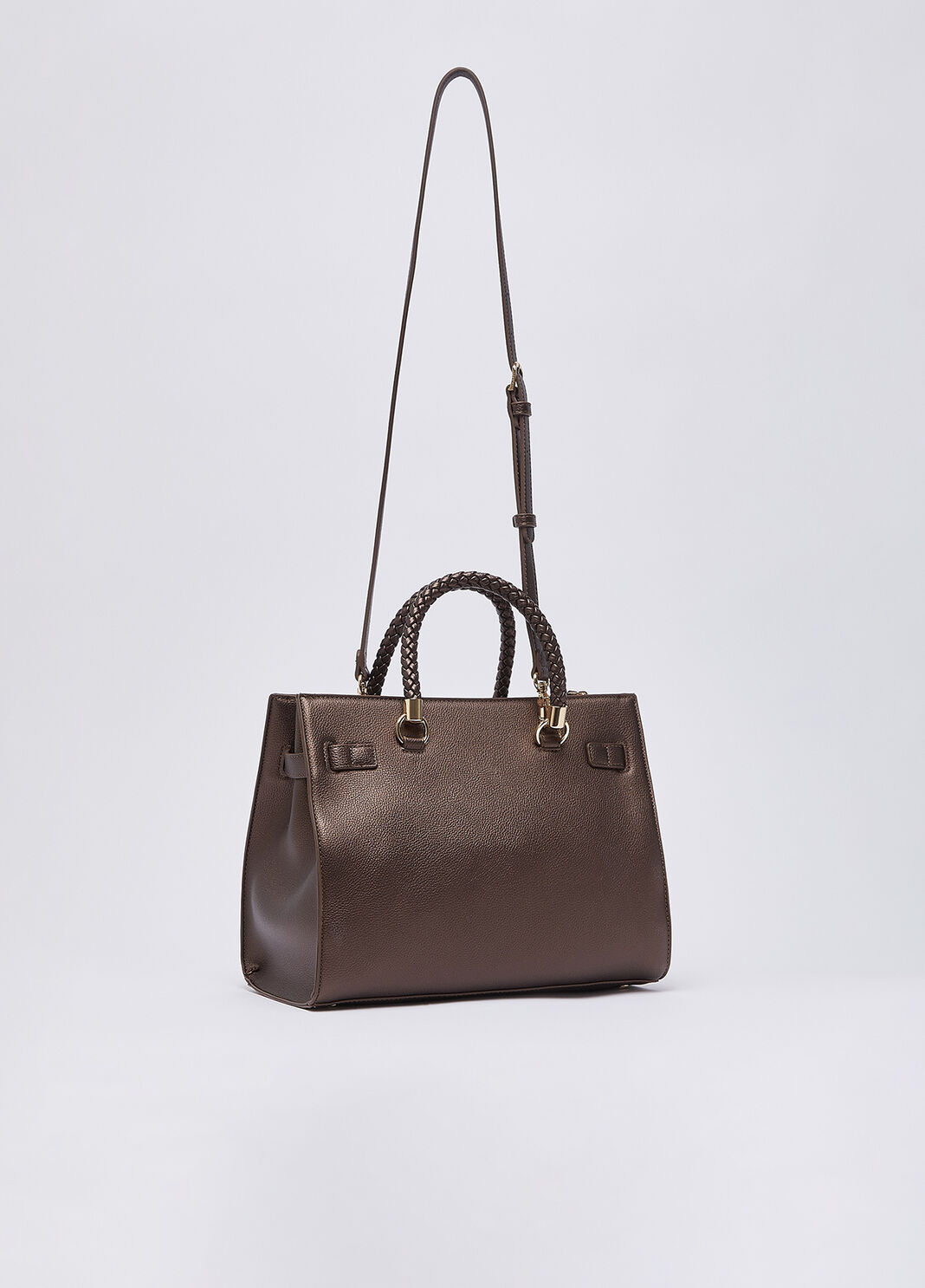 Medium satchel bag dark brown Liu Jo - large image number 3