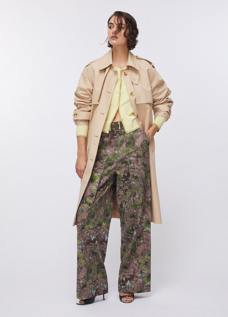 Strickjacke mit Schlitzen gelb Liu Jo - medium