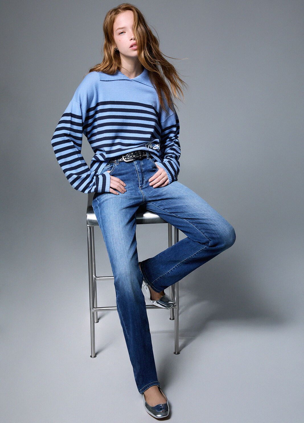 Straight Jeans Amazing Fit dark blue denim Liu Jo - large image number 2