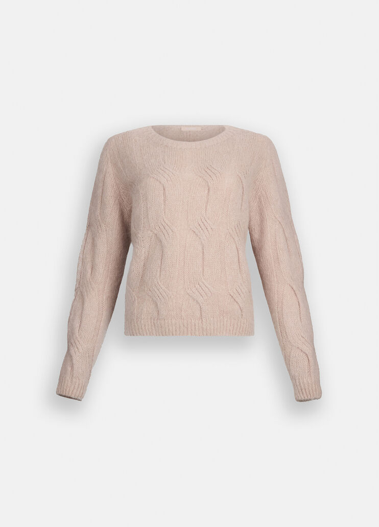 Pull en alpaga mélangé rose Liu Jo - large image number 6