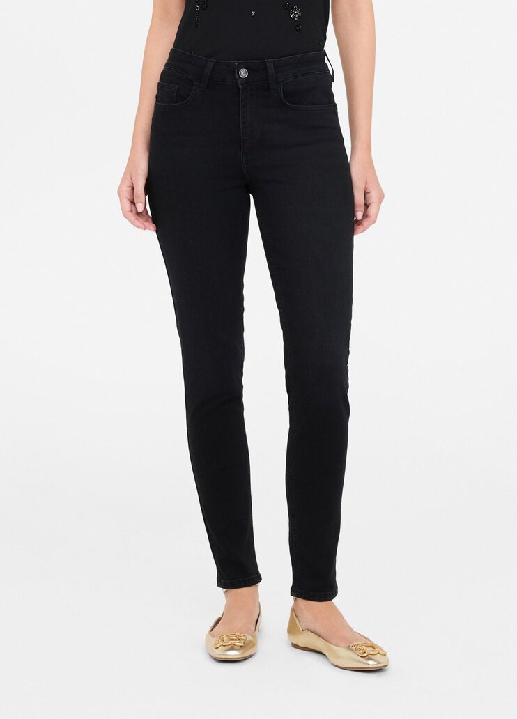High-rise skinny jeans black denim Liu Jo - medium High-rise skinny jeans black denim Liu Jo - medium