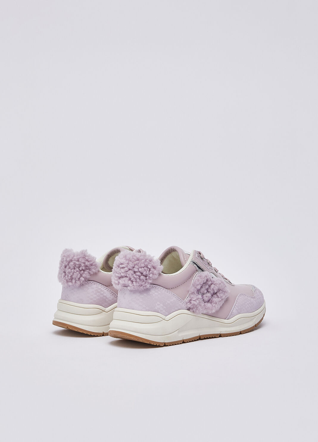 Sneakers with teddy details lilac Liu Jo - large image number 2