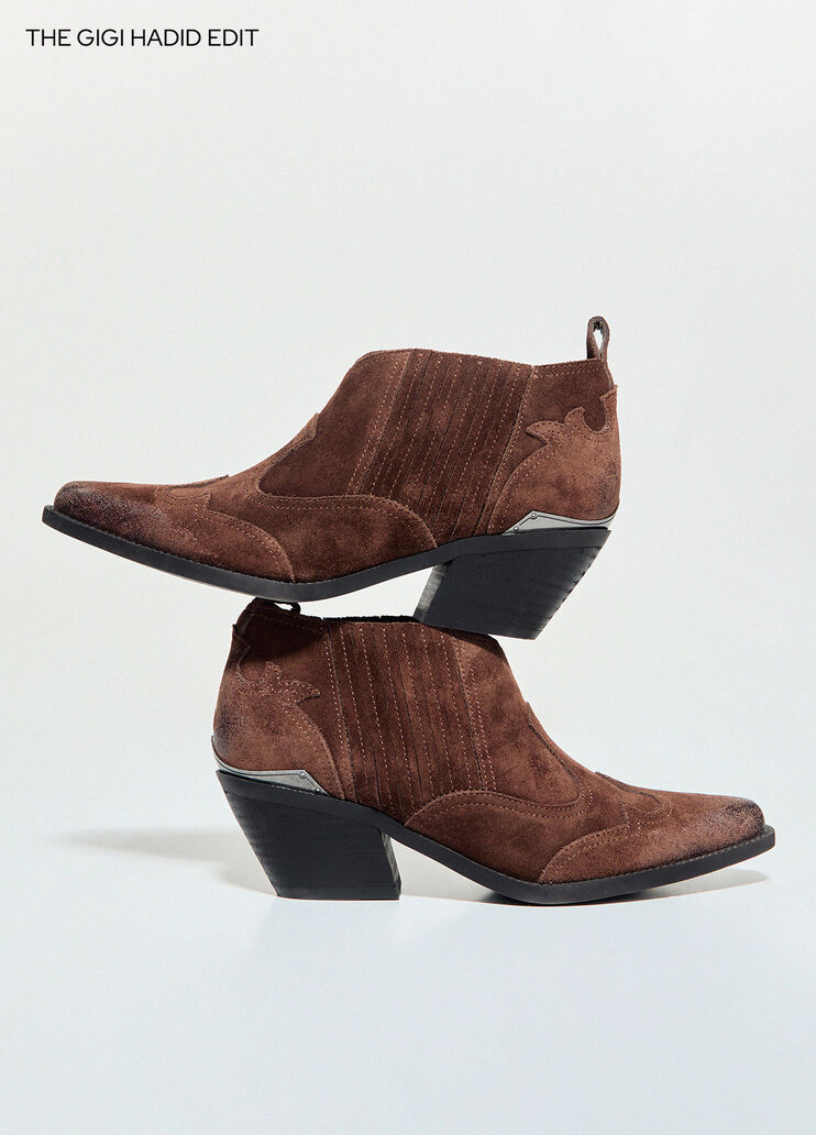 Stiefeletten aus Veloursleder Schokolade Liu Jo - medium