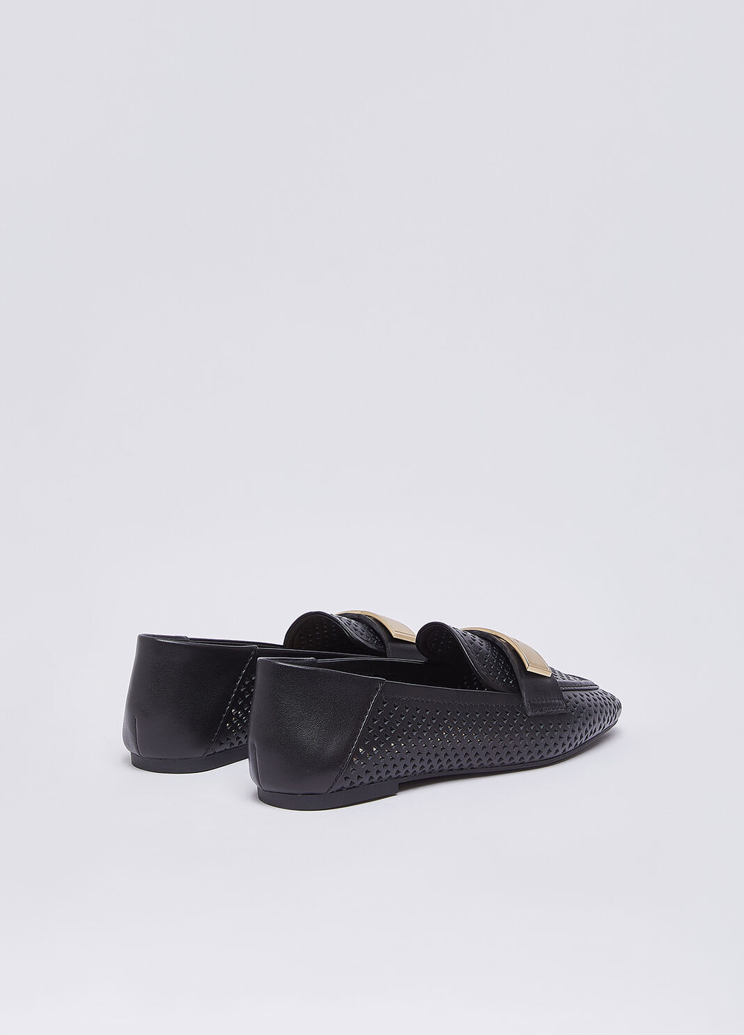 Openwork leather loafer black Liu Jo - large image number 2