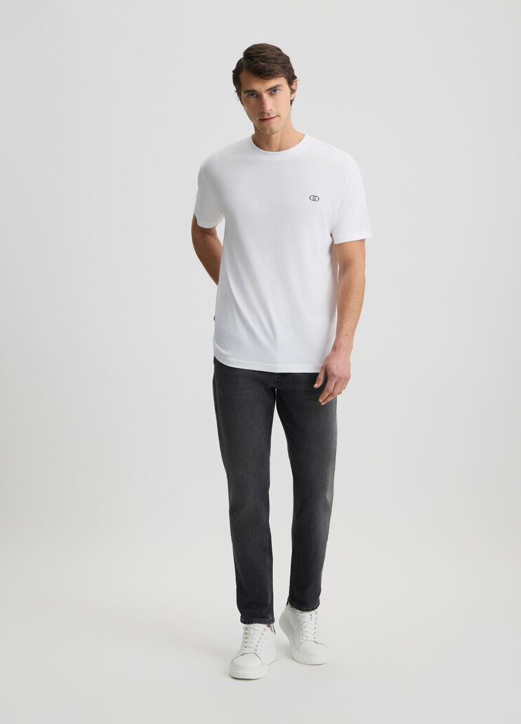 Tapered fit jeans black denim Liu Jo - medium Tapered fit jeans black denim Liu Jo - medium