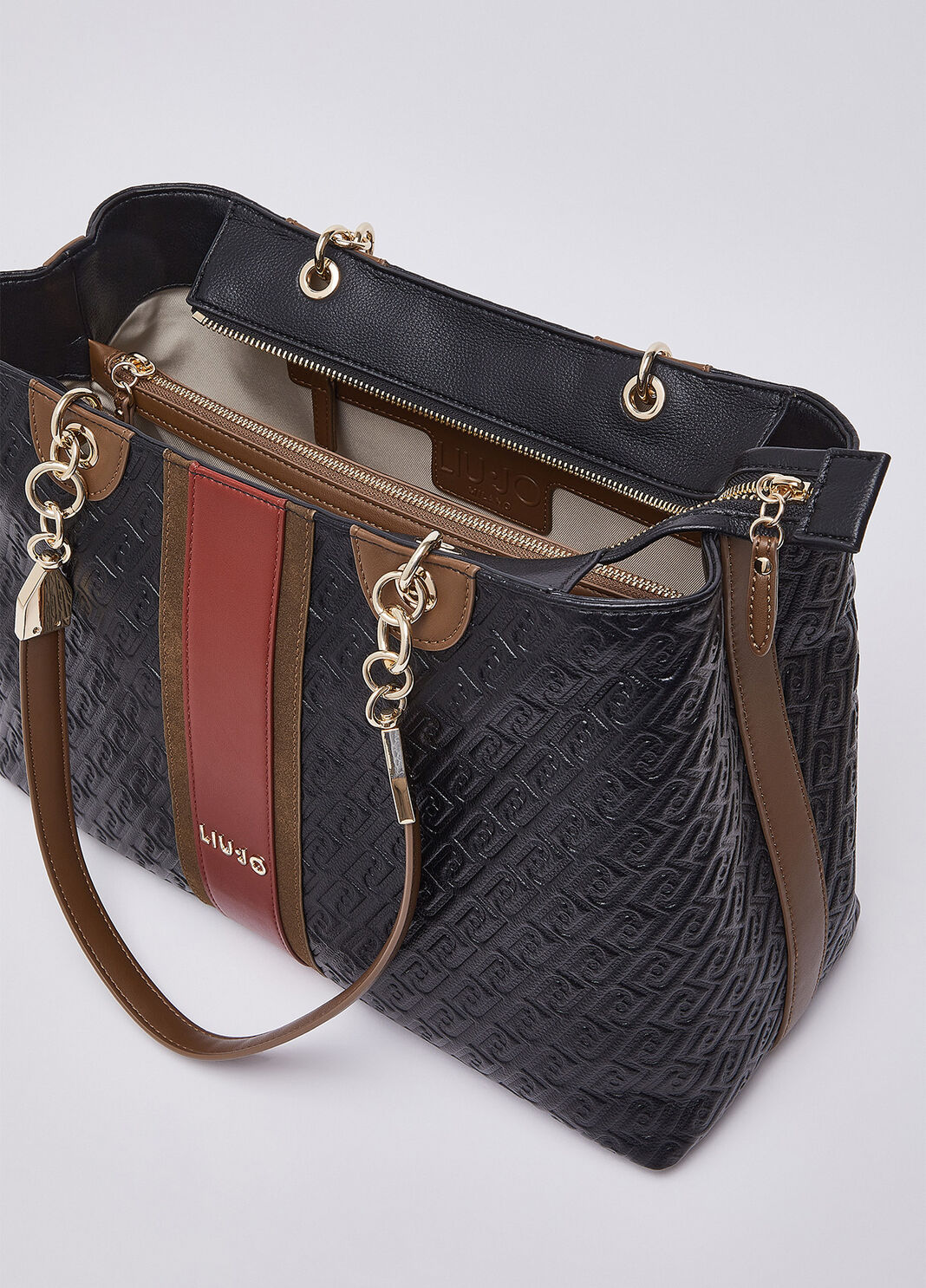 Medium tote bag black Liu Jo - large image number 6