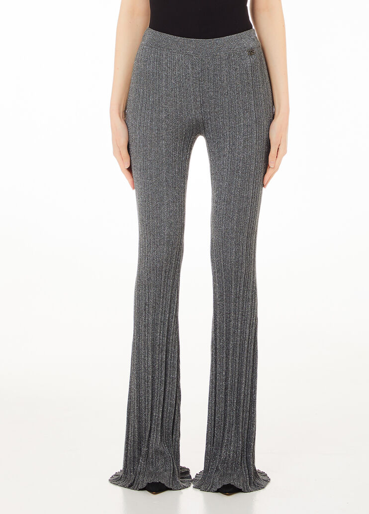 Pantalon en maille Lurex® gris Liu Jo - medium