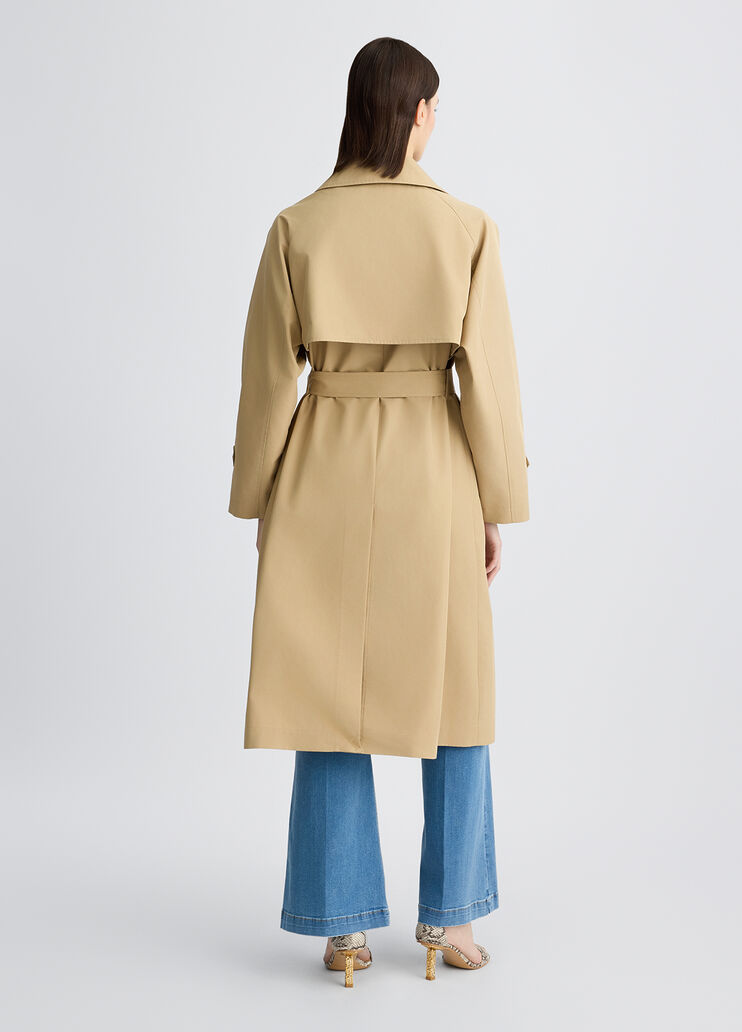 Double-breasted trenchcoat with belt beige Liu Jo - medium Double-breasted trenchcoat with belt beige Liu Jo - medium