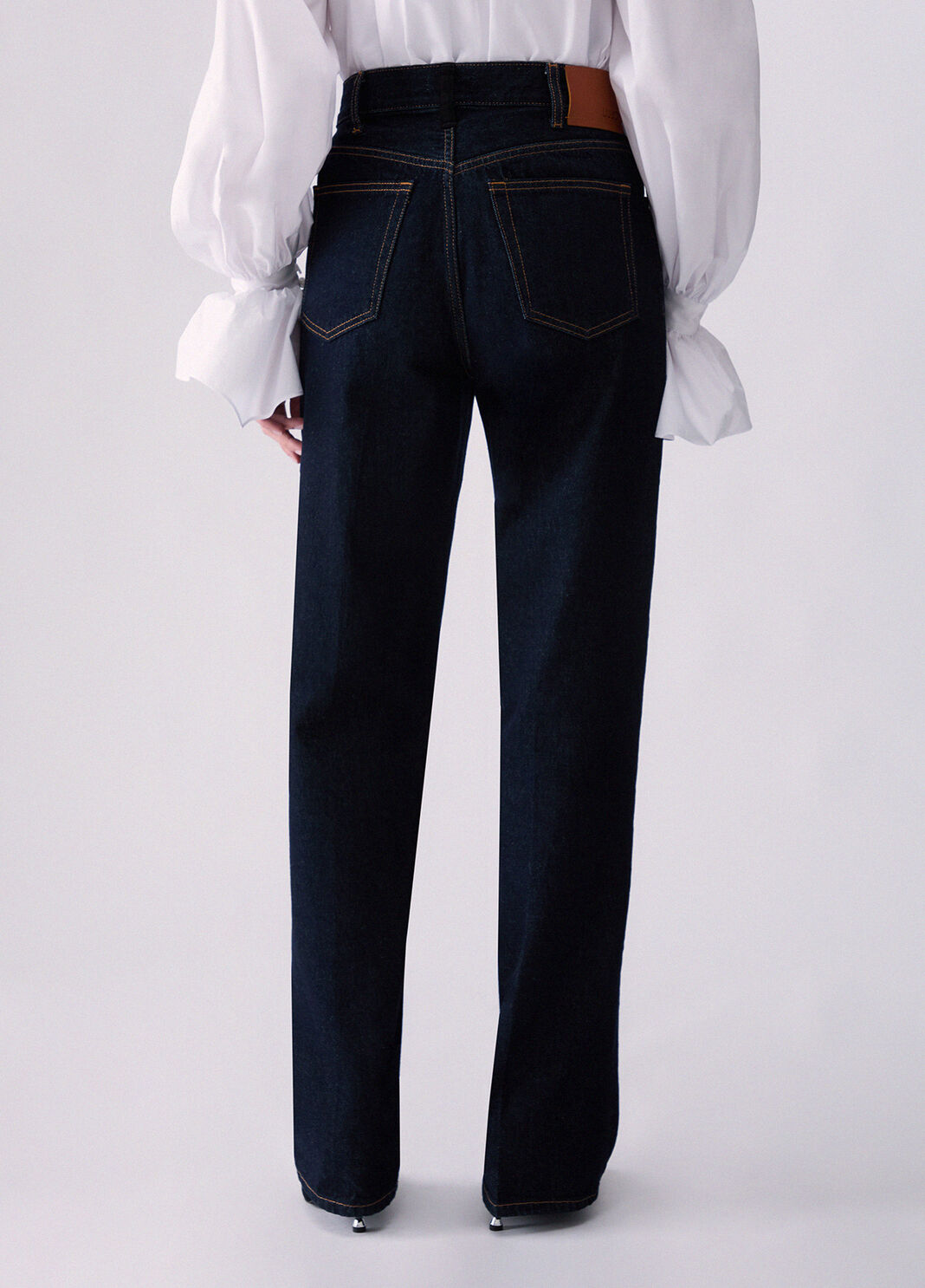 Straight jeans with fabric details Normal wash Liu Jo - large image number 1