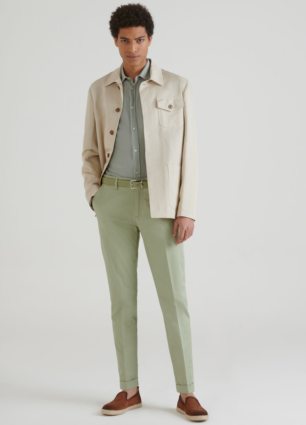 Camicia slim fit in lino  Liu Jo - large image number 2