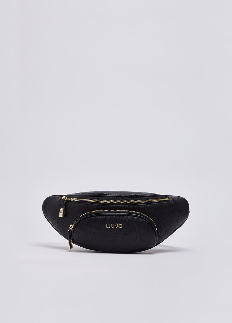 Marsupio con logo nero Liu Jo - medium