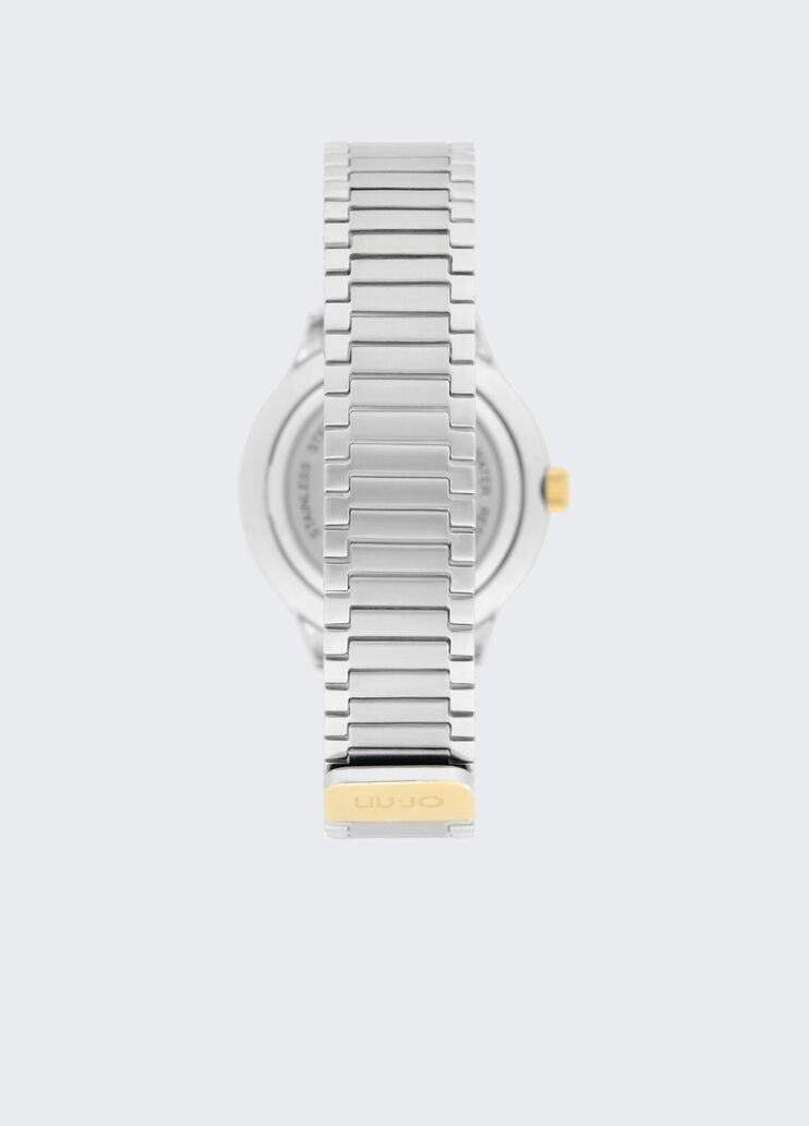 Two-tone watch with diamantés silver Liu Jo - large image number 1 Two-tone watch with diamantés silver Liu Jo - large image number 1
