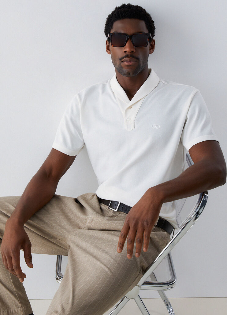 Piquet polo shirt white Liu Jo - medium