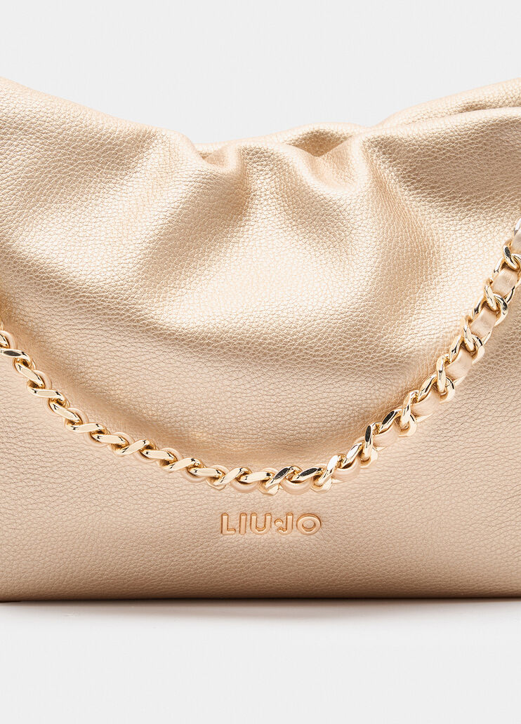 Sac port&eacute; &eacute;paule format moyen avec cha&icirc;ne or clair Liu Jo - large image number 4