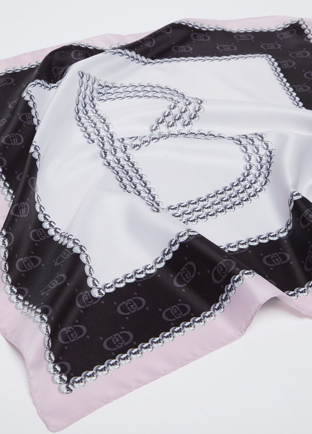 Foulard &agrave; motif lettre B noir Liu Jo - large image number 3
