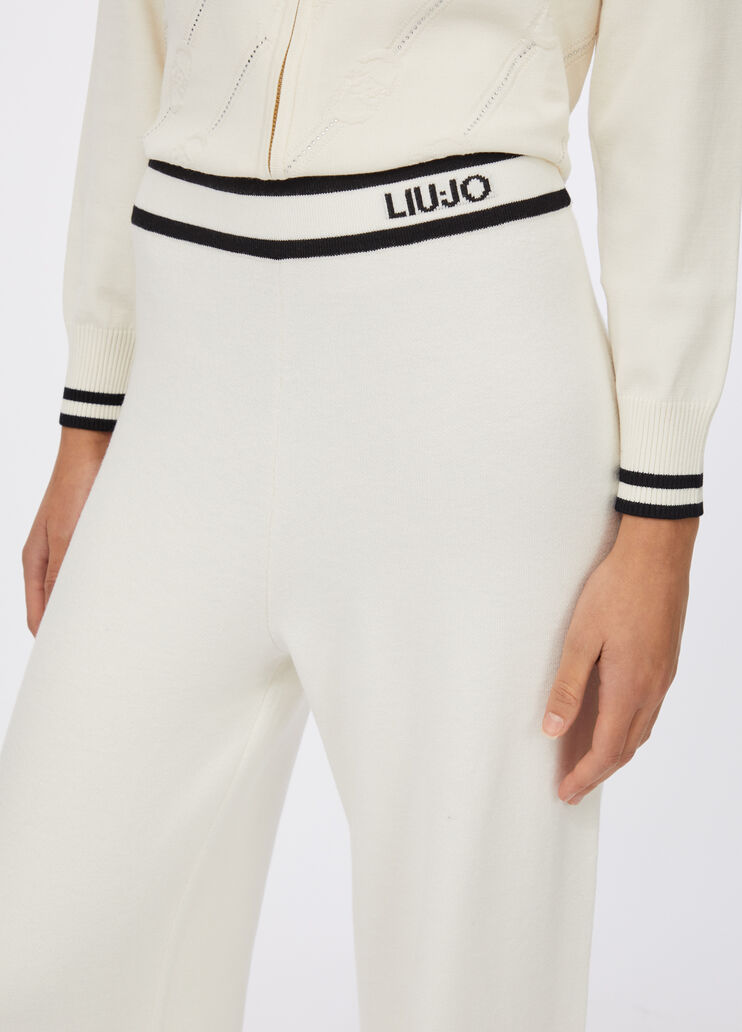 Strickhose Weiß Liu Jo - large image number 3