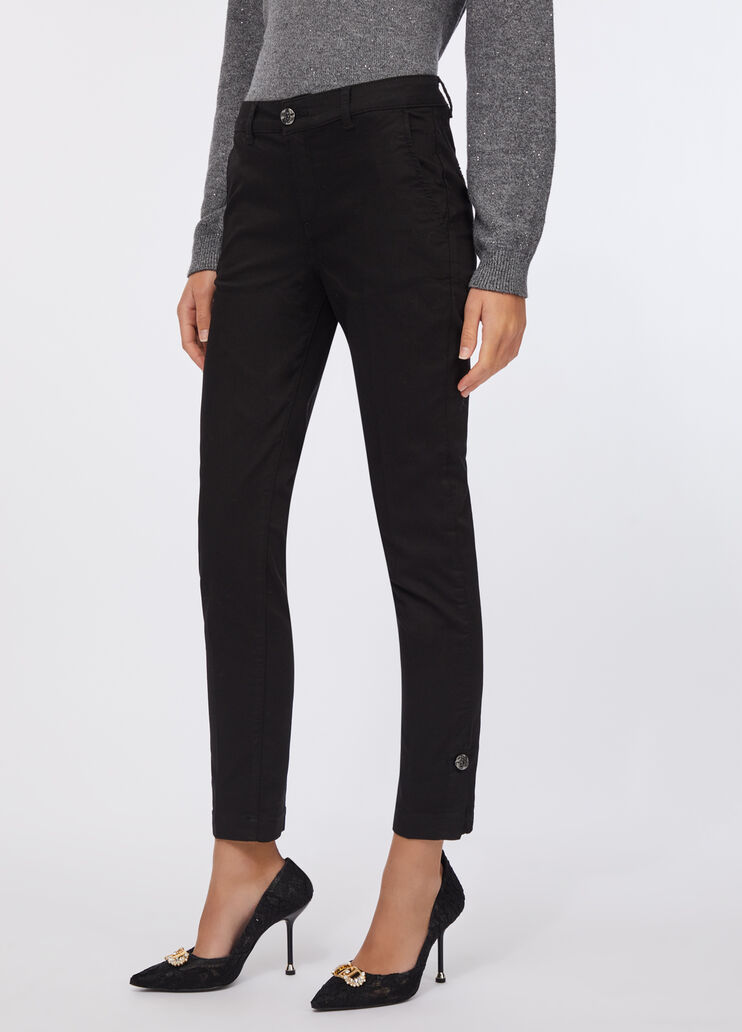 Slim fit chinos black Liu Jo - large image number 0