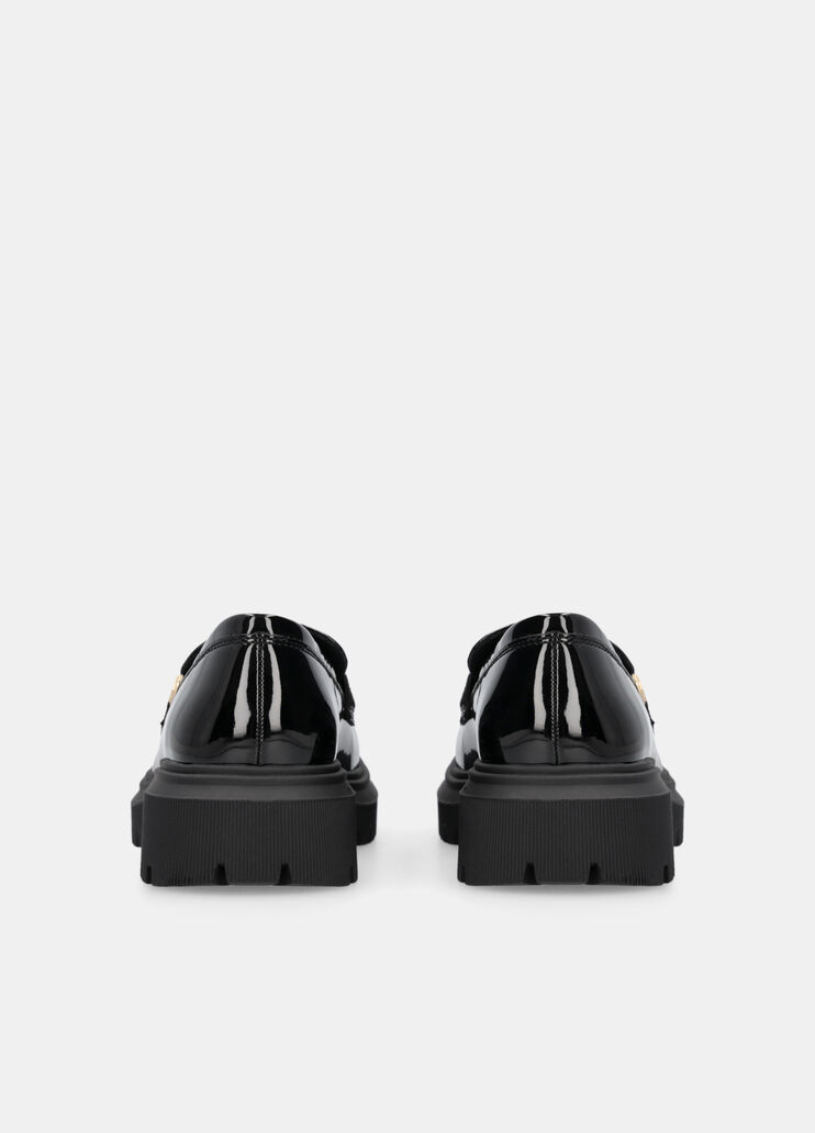 Glittery patent leather loafers black Liu Jo - large image number 6 Glittery patent leather loafers black Liu Jo - large image number 6