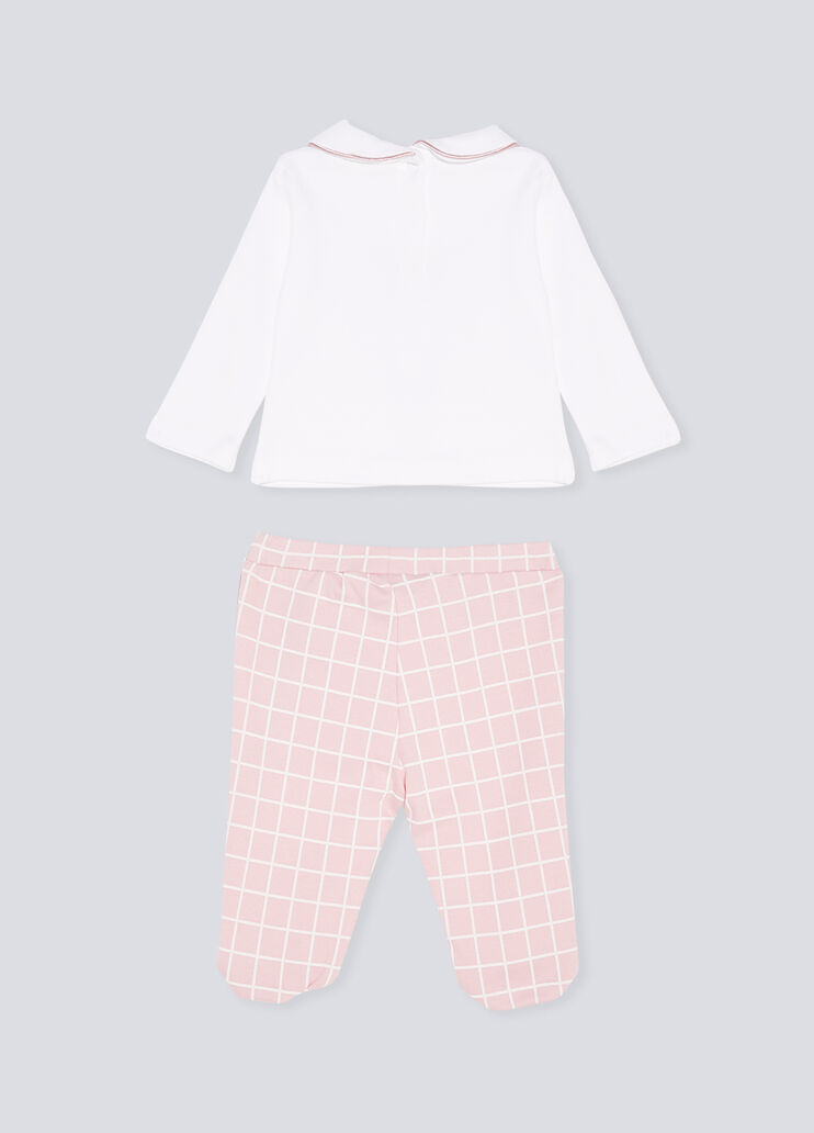 Комплект для новорождённой девочки белый/розовый/Liu Jo Liu Jo - large image number 1