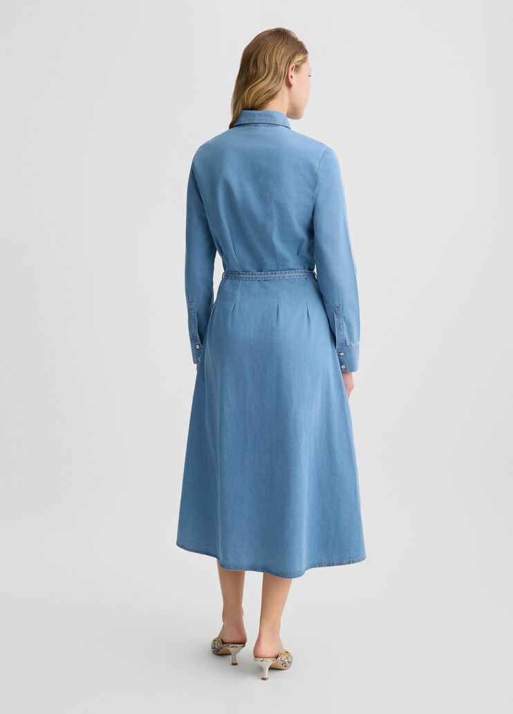Denim shirt dress blue denim Liu Jo - large image number 1 Denim shirt dress blue denim Liu Jo - large image number 1