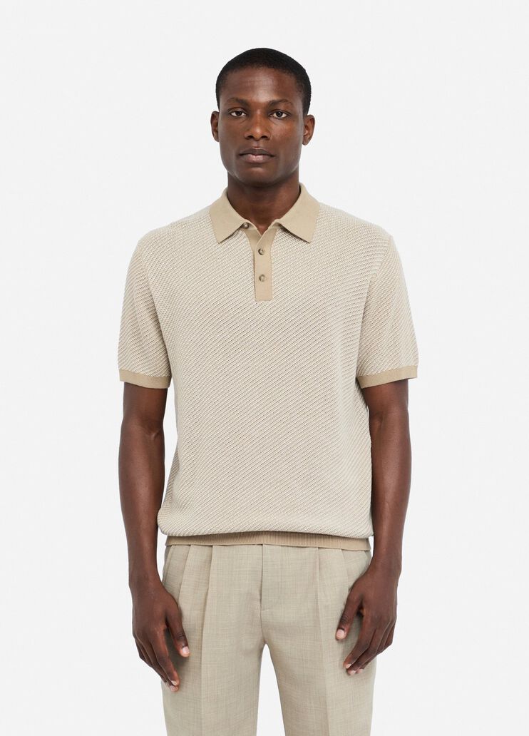 Cotton and silk polo-shirt beige Liu Jo - medium Cotton and silk polo-shirt beige Liu Jo - medium