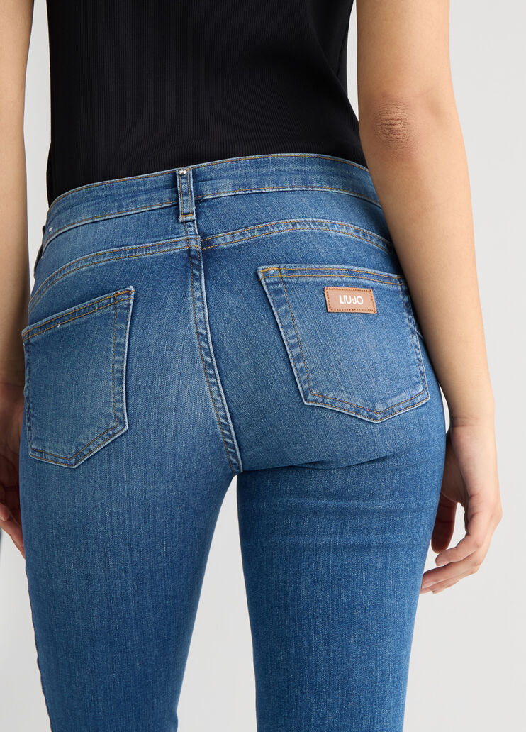 Dark blue bootcut jeans dark denim Liu Jo - large image number 2 Dark blue bootcut jeans dark denim Liu Jo - large image number 2