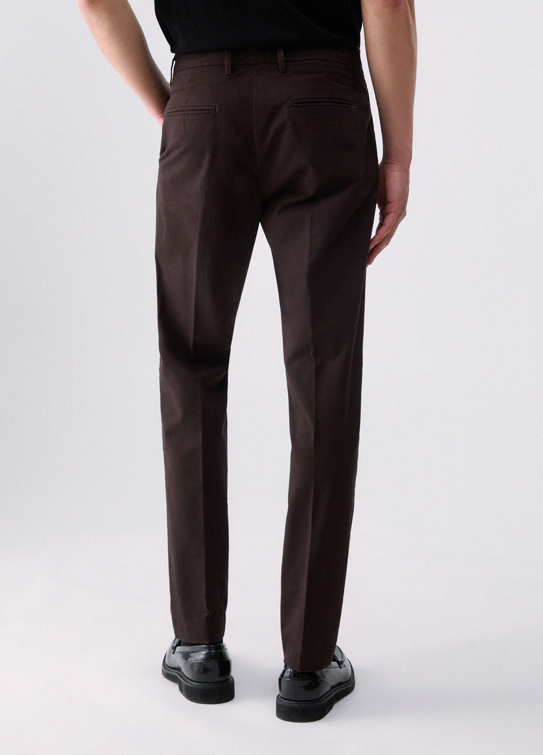 Pantalon chino en gabardine marron Liu Jo - large image number 1