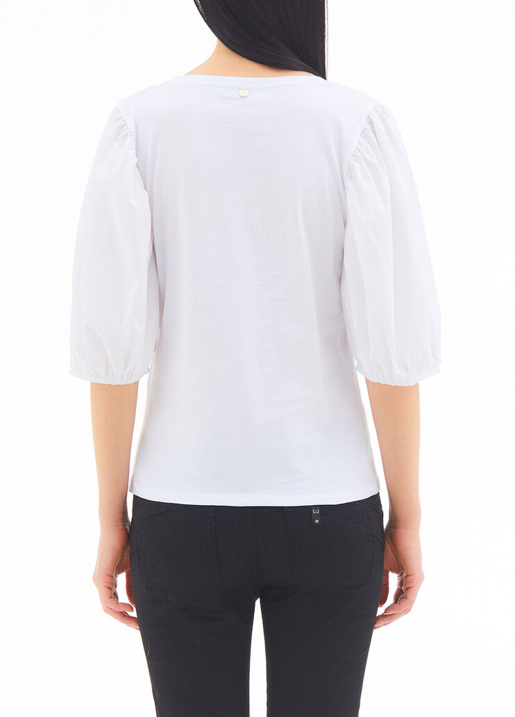T-shirt with puff sleeves  Liu Jo - large image number 1