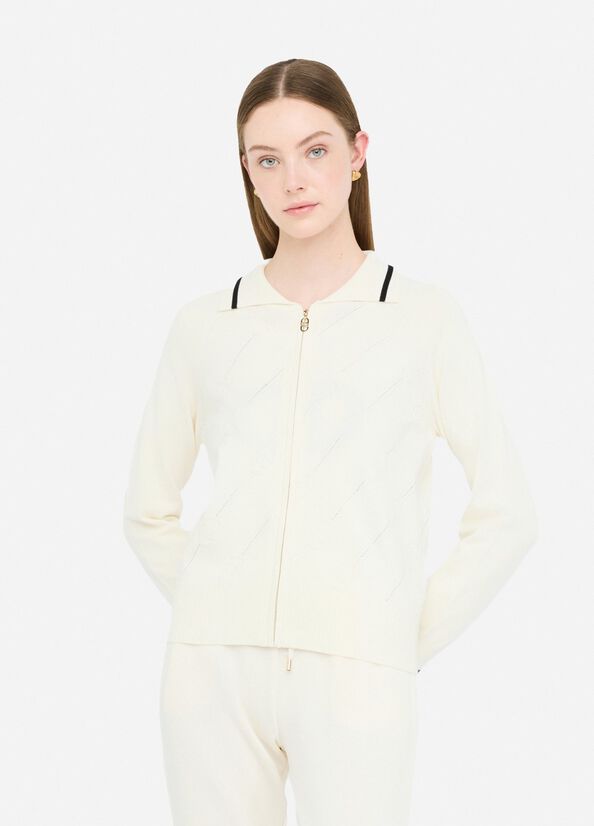 Liu Jo better cardigan white Liu Jo - large image number 0