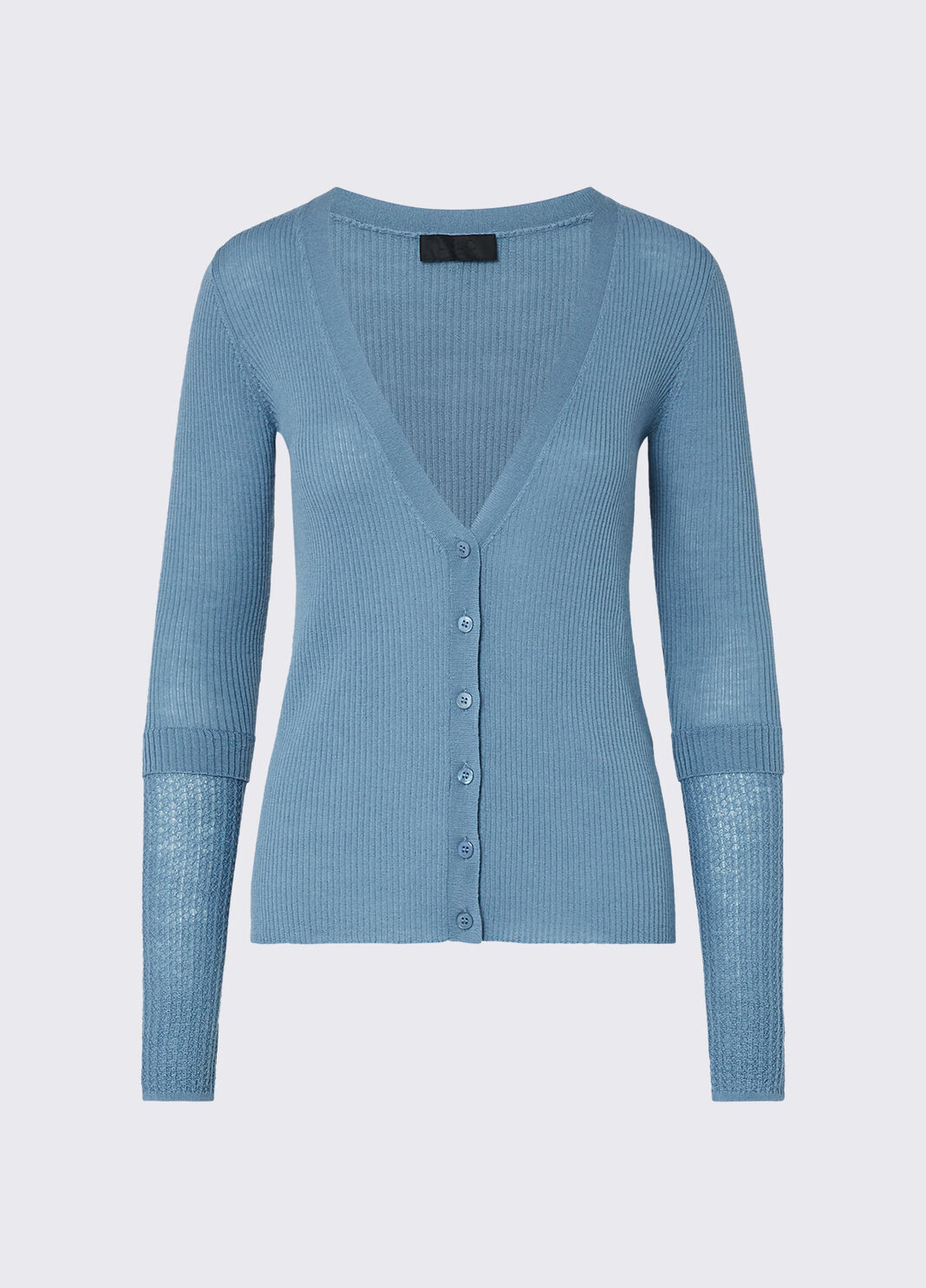 Cardigan aus rein Wolle azurblau Liu Jo - large image number 6