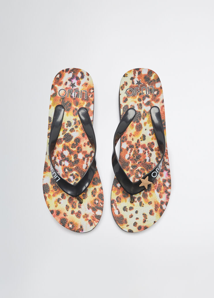 Thong sandals with animal-print animal print Liu Jo - large image number 3 Thong sandals with animal-print animal print Liu Jo - large image number 3