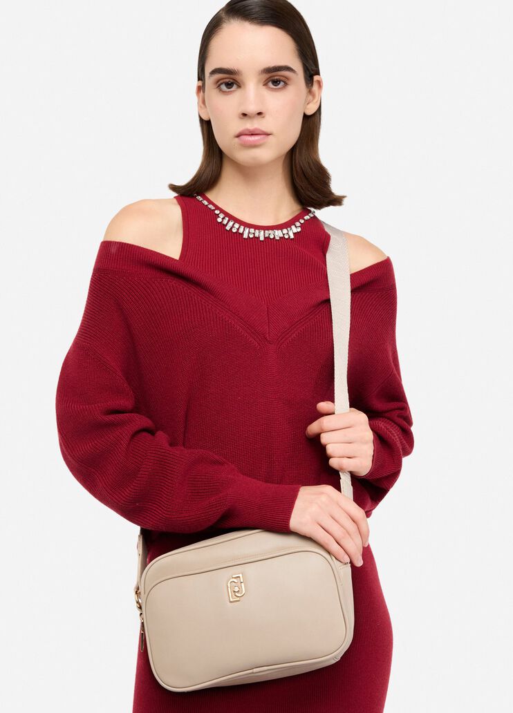Medium crossbody bag with pouch beige Liu Jo - medium