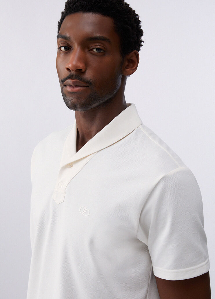 Piquet polo shirt white Liu Jo - medium