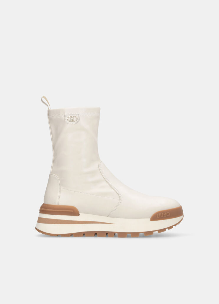 Ankle boots with stretch upper milk Liu Jo - medium