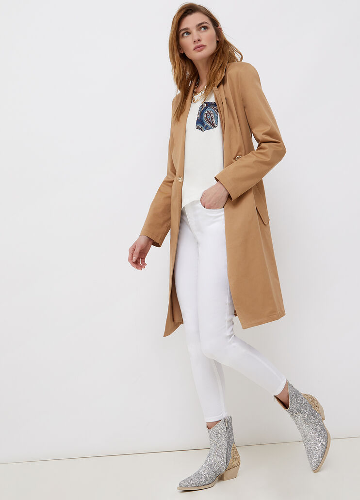 Skinny-Hose mit hohem Bund Optisch Weiß Liu Jo - large image number 3