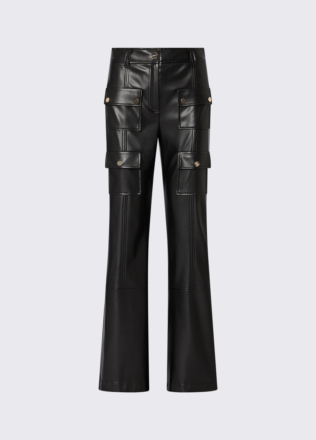Coated Fabric Trousers black Liu Jo - large image number 6
