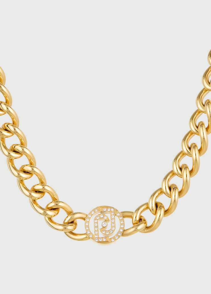 Necklace with logo gold-tone Liu Jo - large image number 1