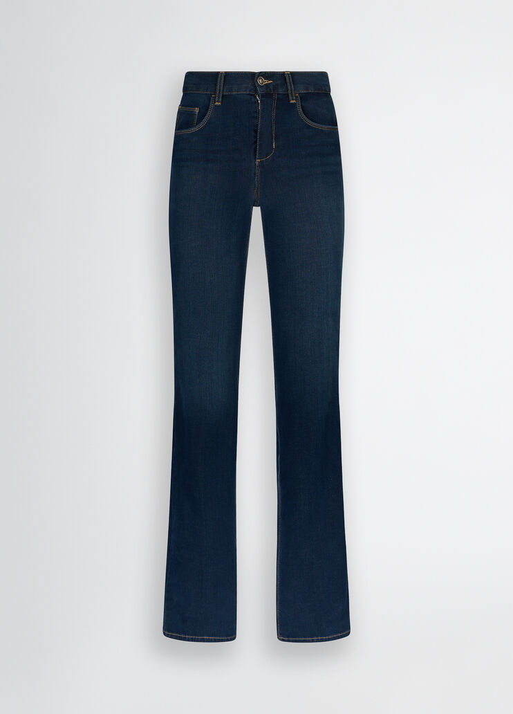 High-rise bootcut jeans blue denim Liu Jo - large image number 6 High-rise bootcut jeans blue denim Liu Jo - large image number 6